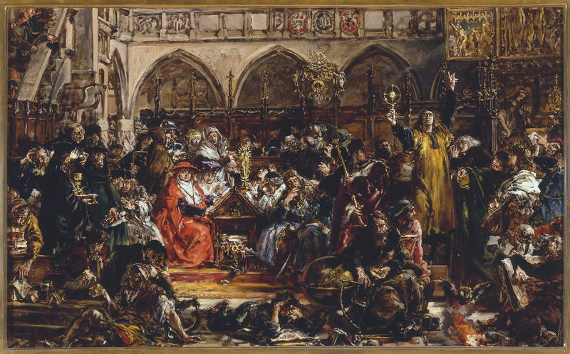 Influenza dell'università sul paese, d'après la série « Storia della civiltà in Polonia » - Jan Matejko