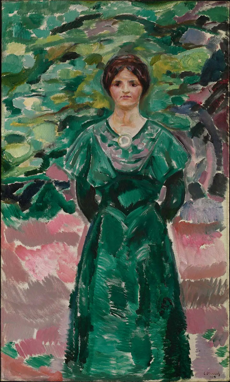 Ingeborg in verde - Edvard Munch