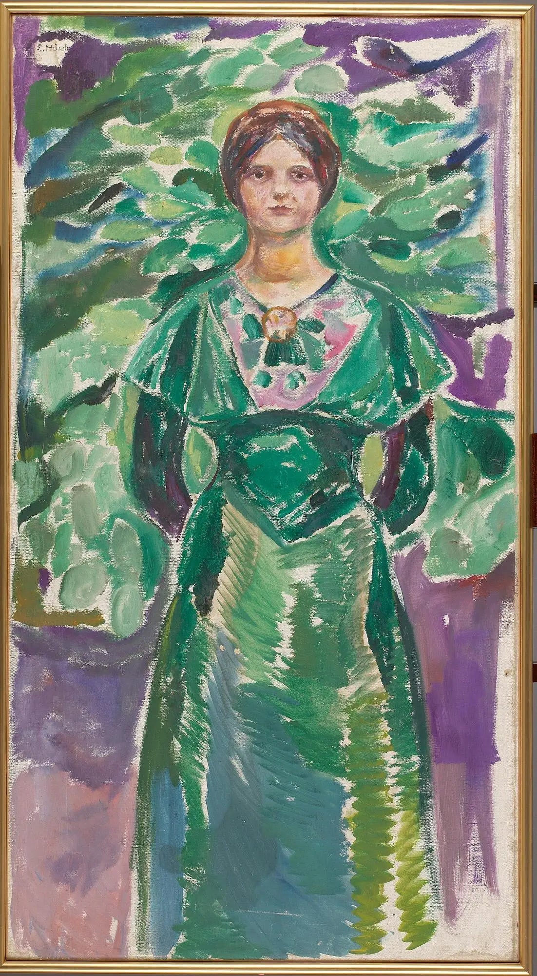 Reproduction du tableau « Ingeborg Kaurin - Edvard Munch » par Alpha Reproduction en peinture à l’huile