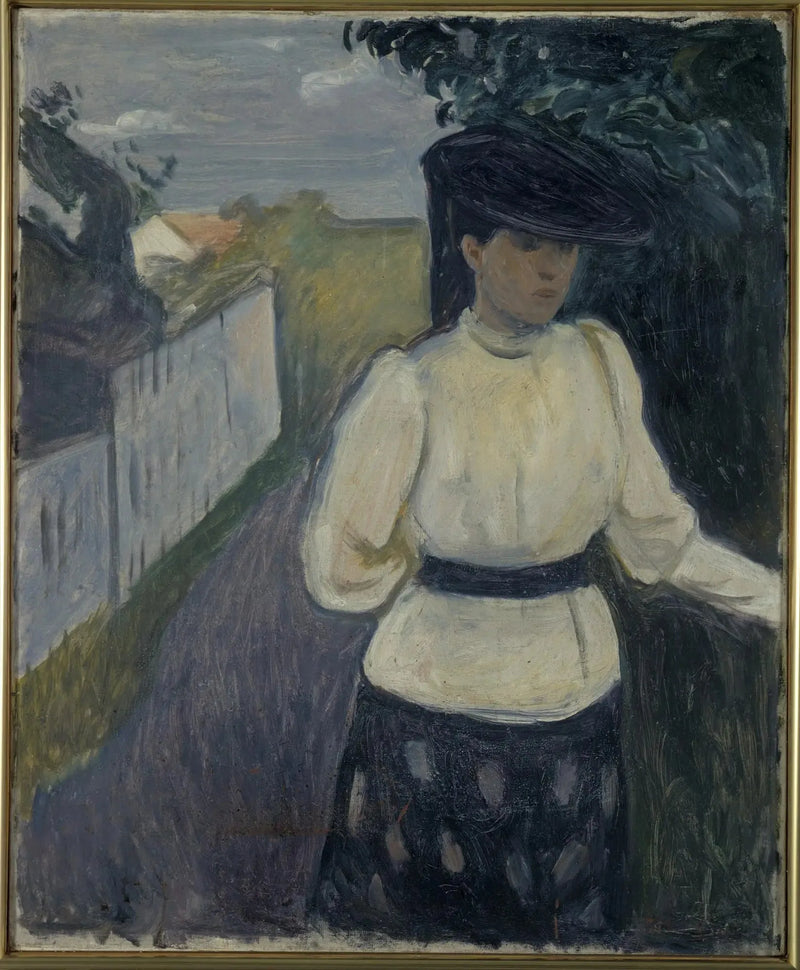Inger in un camice bianco - Edvard Munch