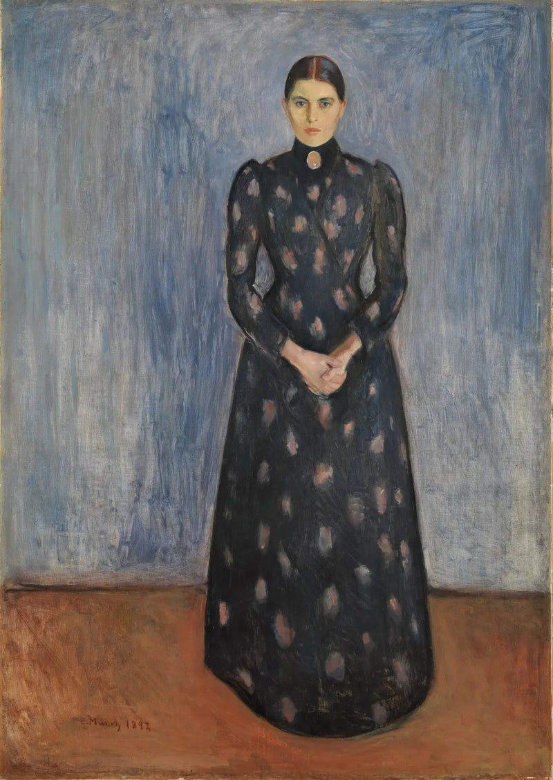 Inger in nero e viola - Edvard Munch