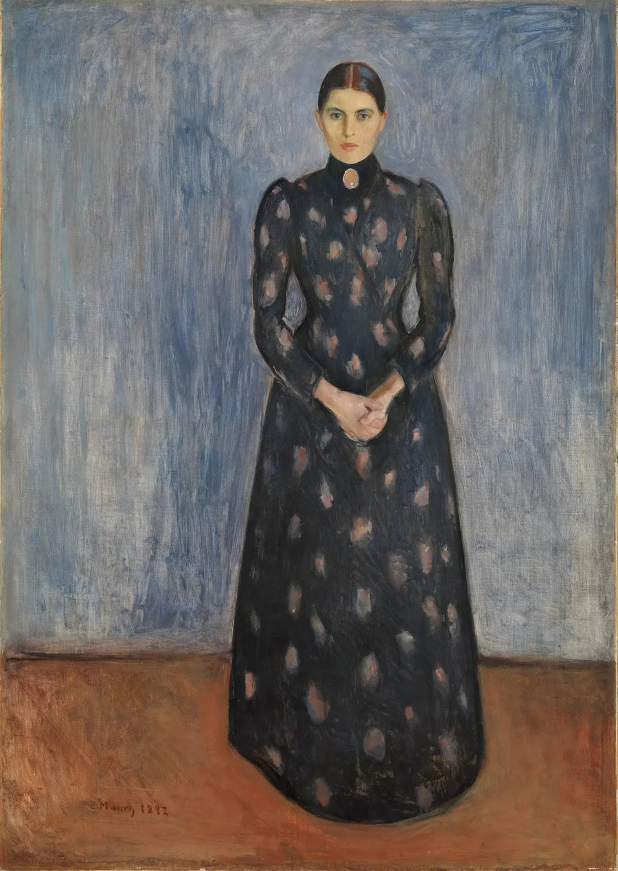 Inger in nero e viola - Edvard Munch