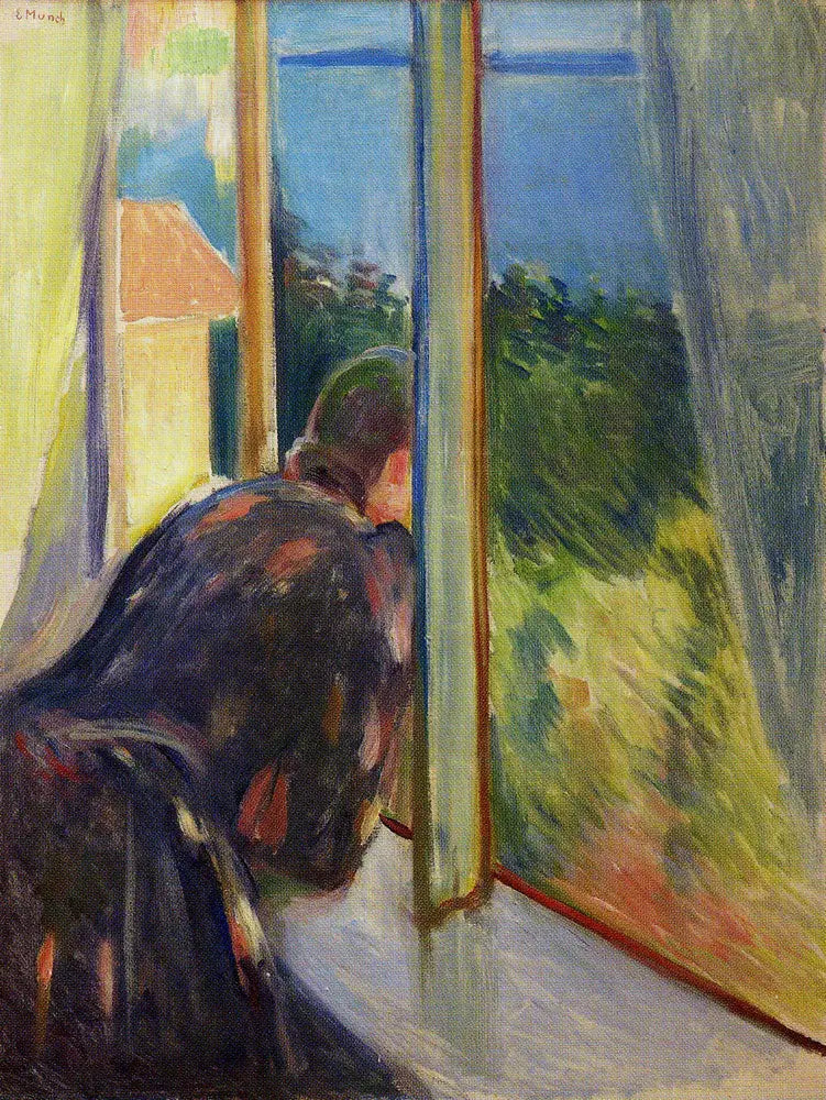 Inger vicino alla finestra - Edvard Munch