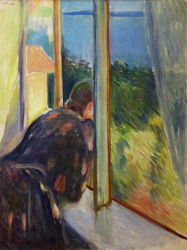 Inger vicino alla finestra - Edvard Munch