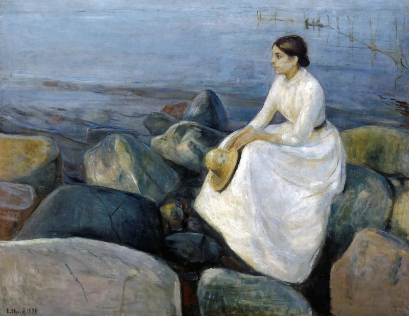 Inger sulla spiaggia - Edvard Munch