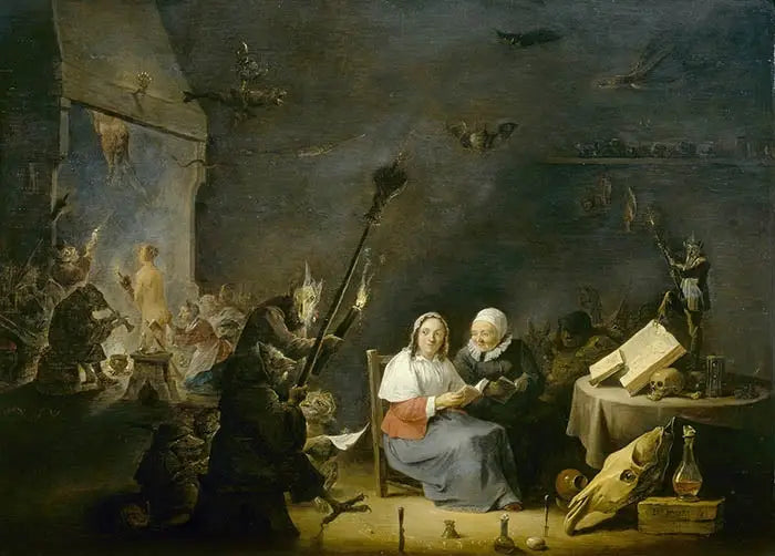 Iniziazione della strega - David Teniers il Giovane