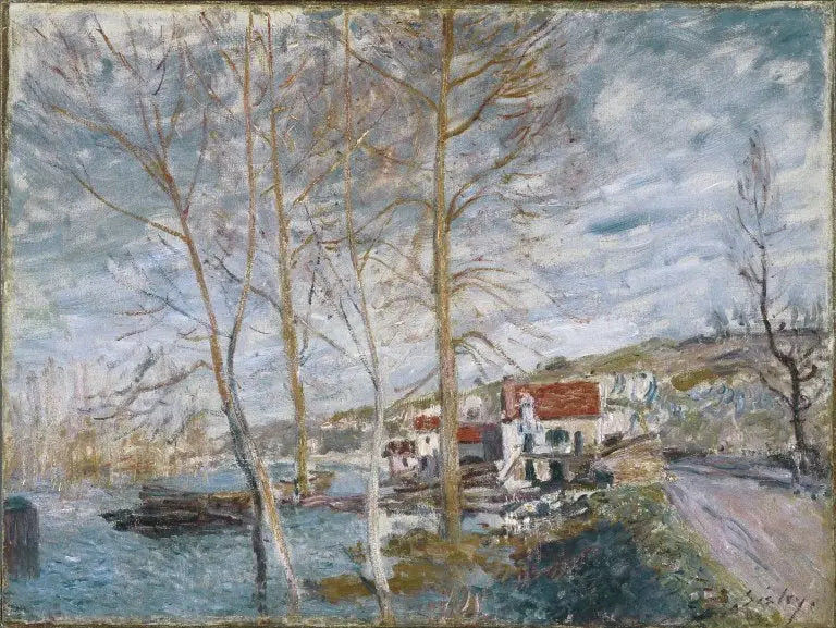 Inondazione a Moret - Alfred Sisley
