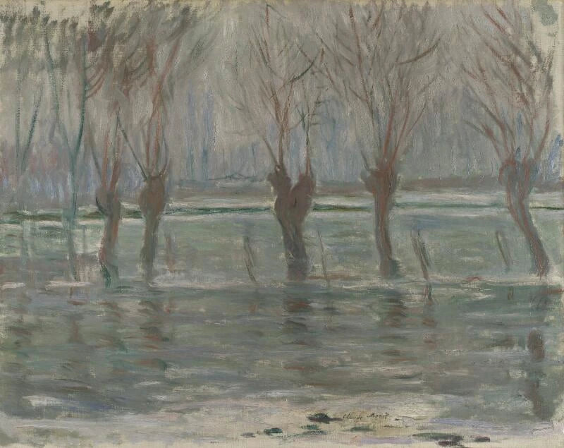 L'alluvione, Galleria Nazionale NG6278 W1439 - Claude Monet