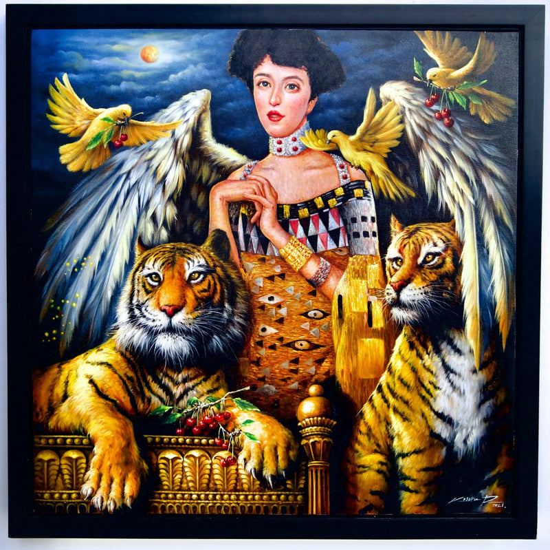 Ispirazione di Adele Bloch-Bauer | Dimensioni: 80x80 cm