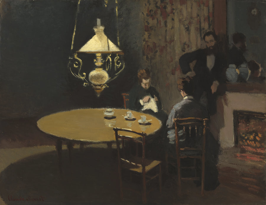 Interni, dopo cena W130 - Claude Monet