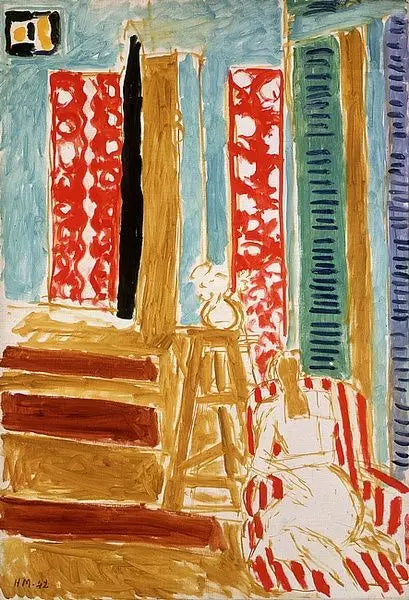Interno con barre di sole - Henri Matisse