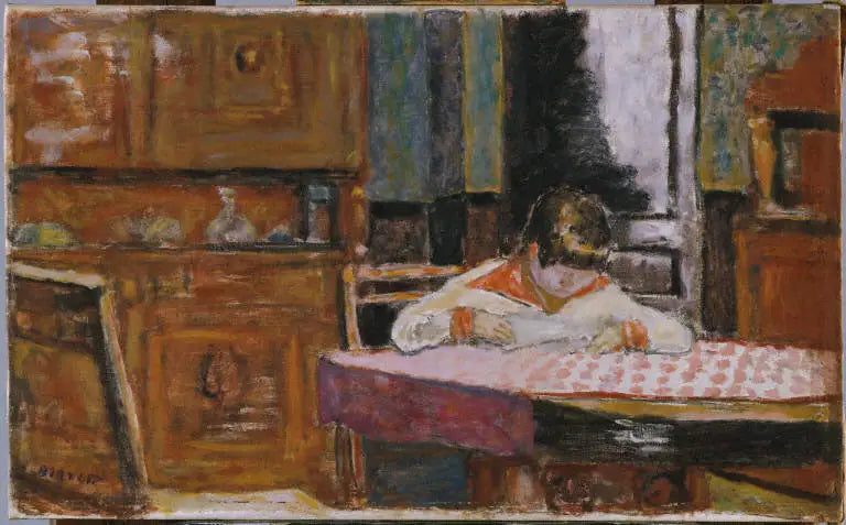 Interno con ragazzo - Pierre Bonnard
