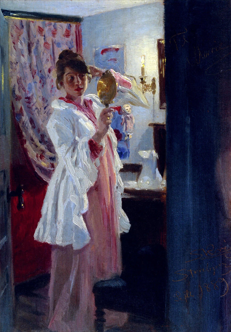 Interno con Marie Krøyer - Peder Severin Krøyer