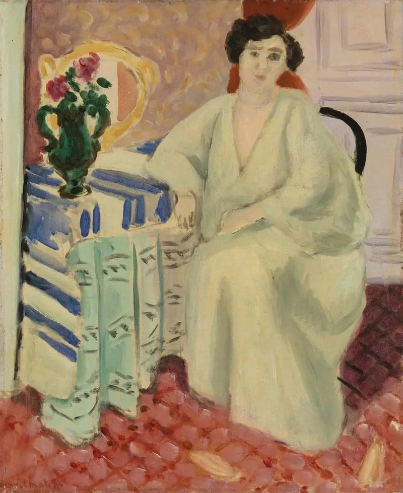 Interno con figura seduta - Henri Matisse