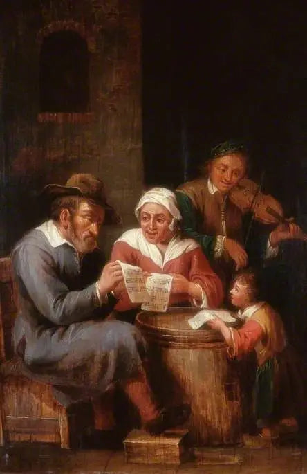 Interno con personaggi - David Teniers il Giovane