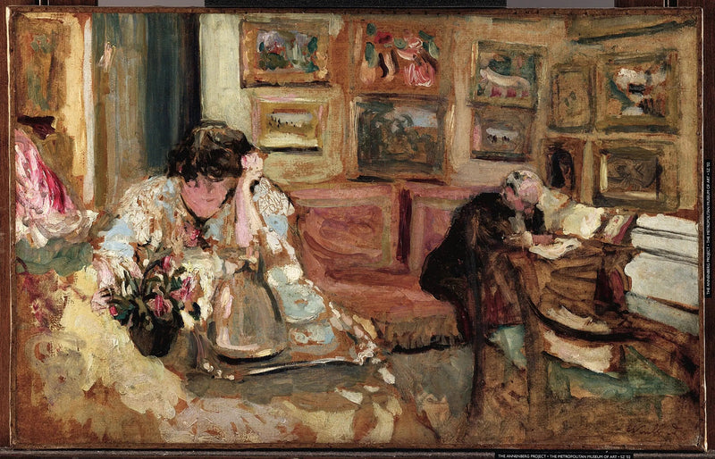 Interno da Mme Hessel - Édouard Vuillard