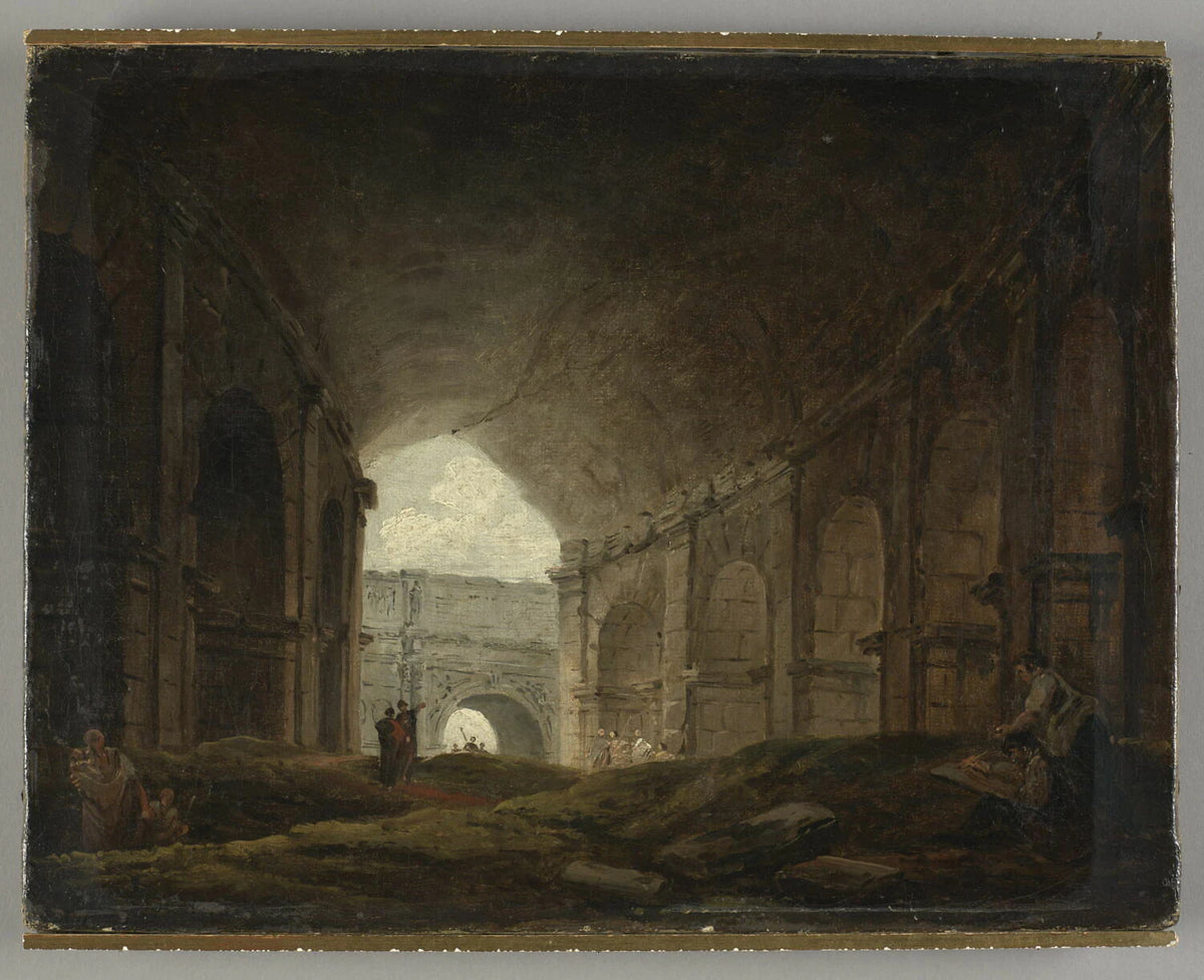 Interno del Colosseo - Hubert Robert