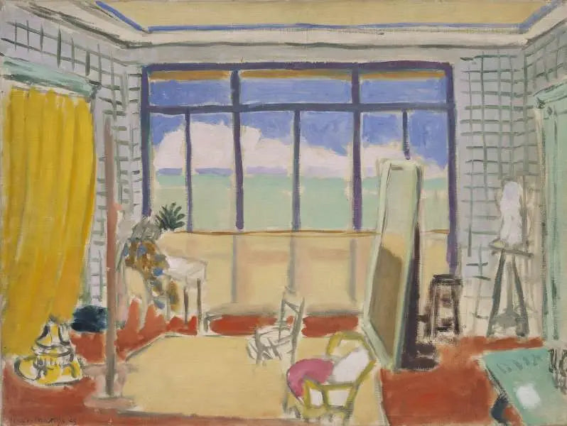 Interno di atelier a Nizza - Henri Matisse