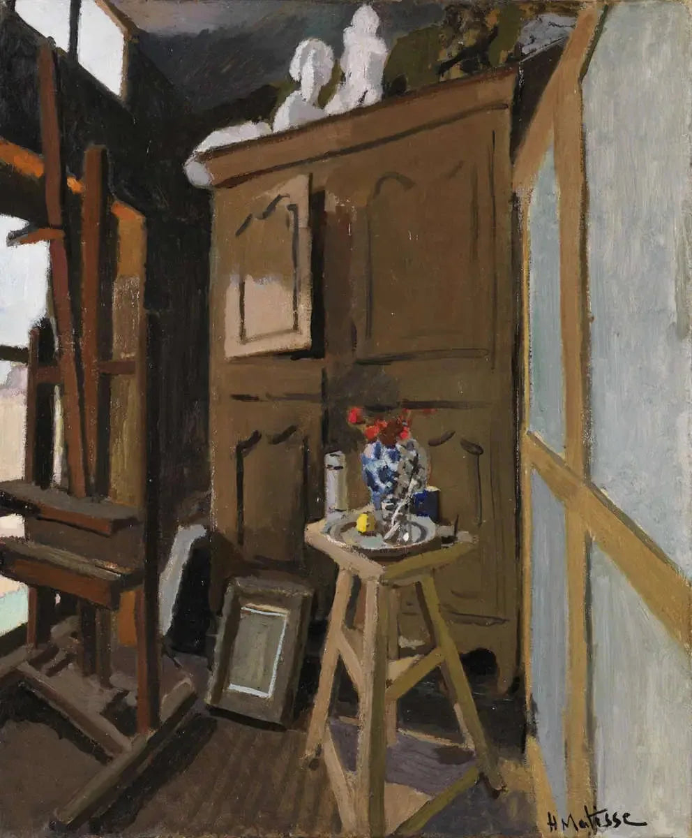 Intérieur d'atelier - Henri Matisse image 1 reproduction artisanale de tableau