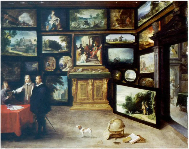 Interno di una galleria di dipinti - David Teniers il Giovane