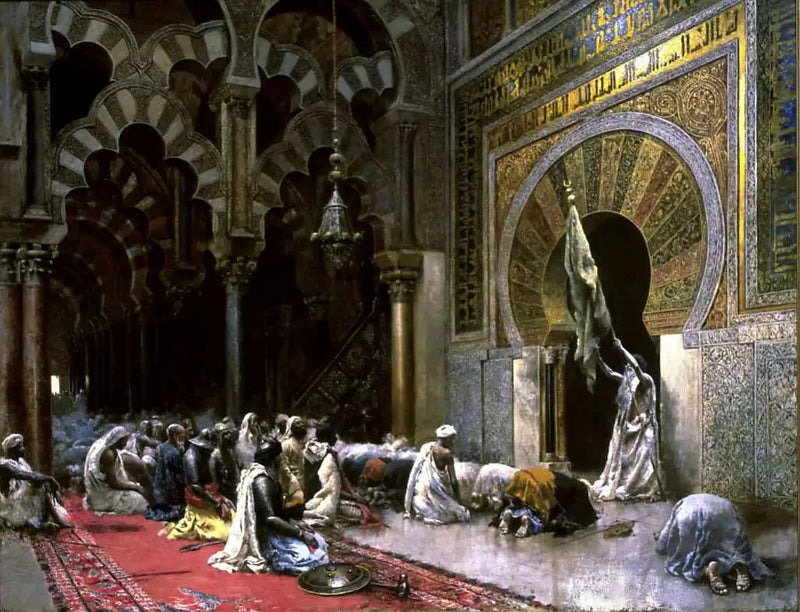 Interno di una moschea a Cordova - Edwin Lord Weeks