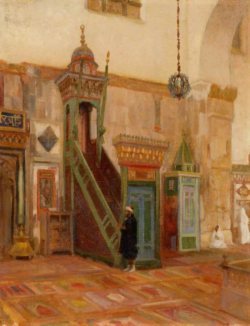 Interno di una moschea o il Mimbar della Grande Moschea di Damasco - Frederic Leighton