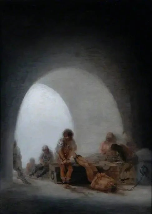 Interno di una prigione - Francisco de Goya
