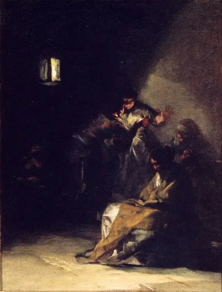 Interno di una prigione - Francisco de Goya