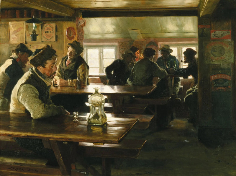 Interno di una taverna - Peder Severin Krøyer