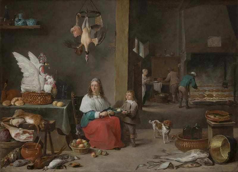 Interno di cucina - David Teniers il Giovane