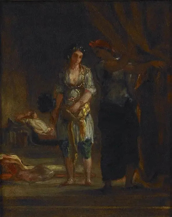 Interno di harem a Orano - Eugène Delacroix