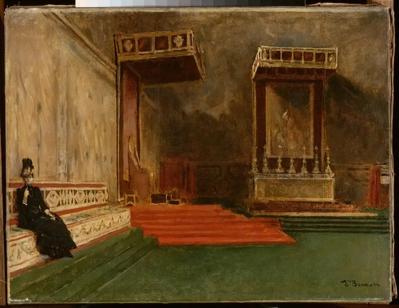 Interno della Cappella Sistina - Léon Bonnat