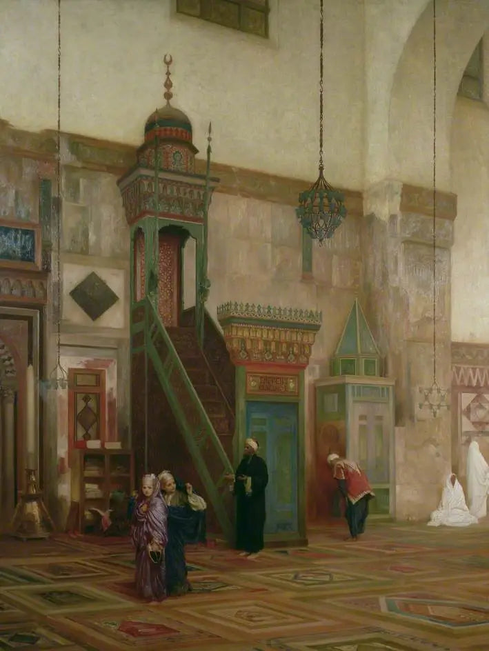 Interno della Grande Moschea di Damasco - Frederic Leighton