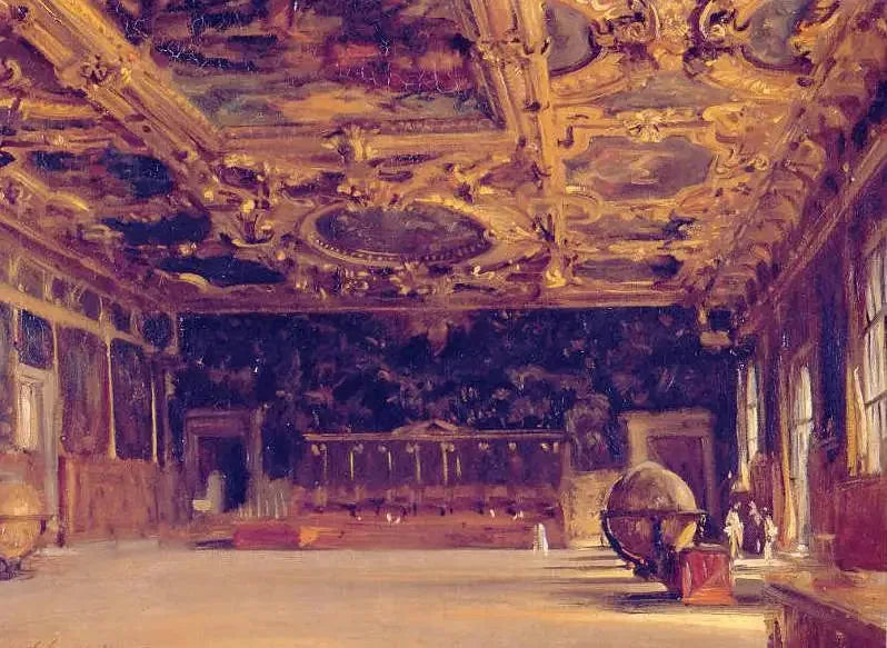 Interno del palazzo di Dodge - John Singer Sargent