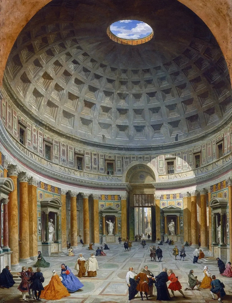 Interno del Pantheon, Roma - Giovanni Paolo Panini
