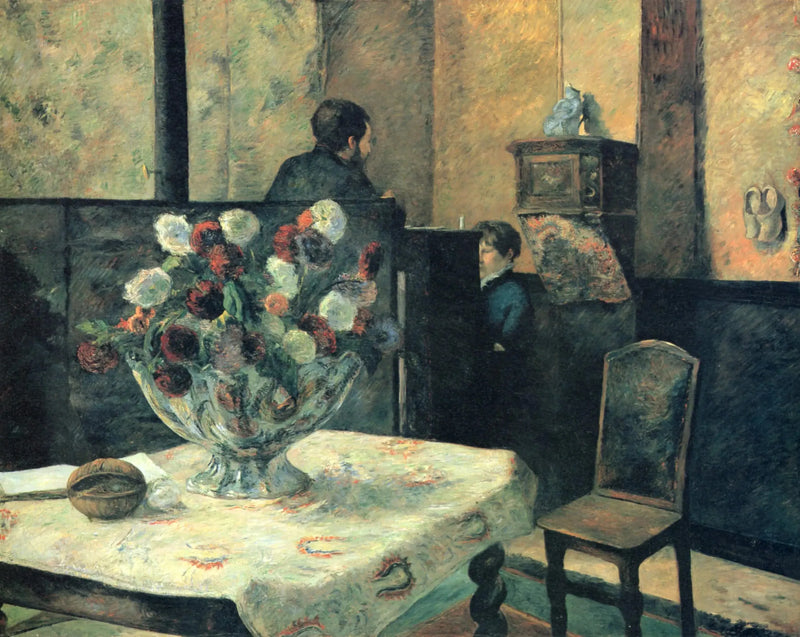 Interno del pittore a Parigi, rue Carcel - Paul Gauguin