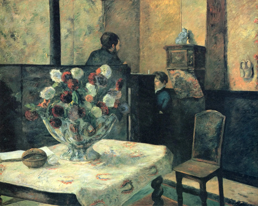 Interno del pittore a Parigi, rue Carcel - Paul Gauguin