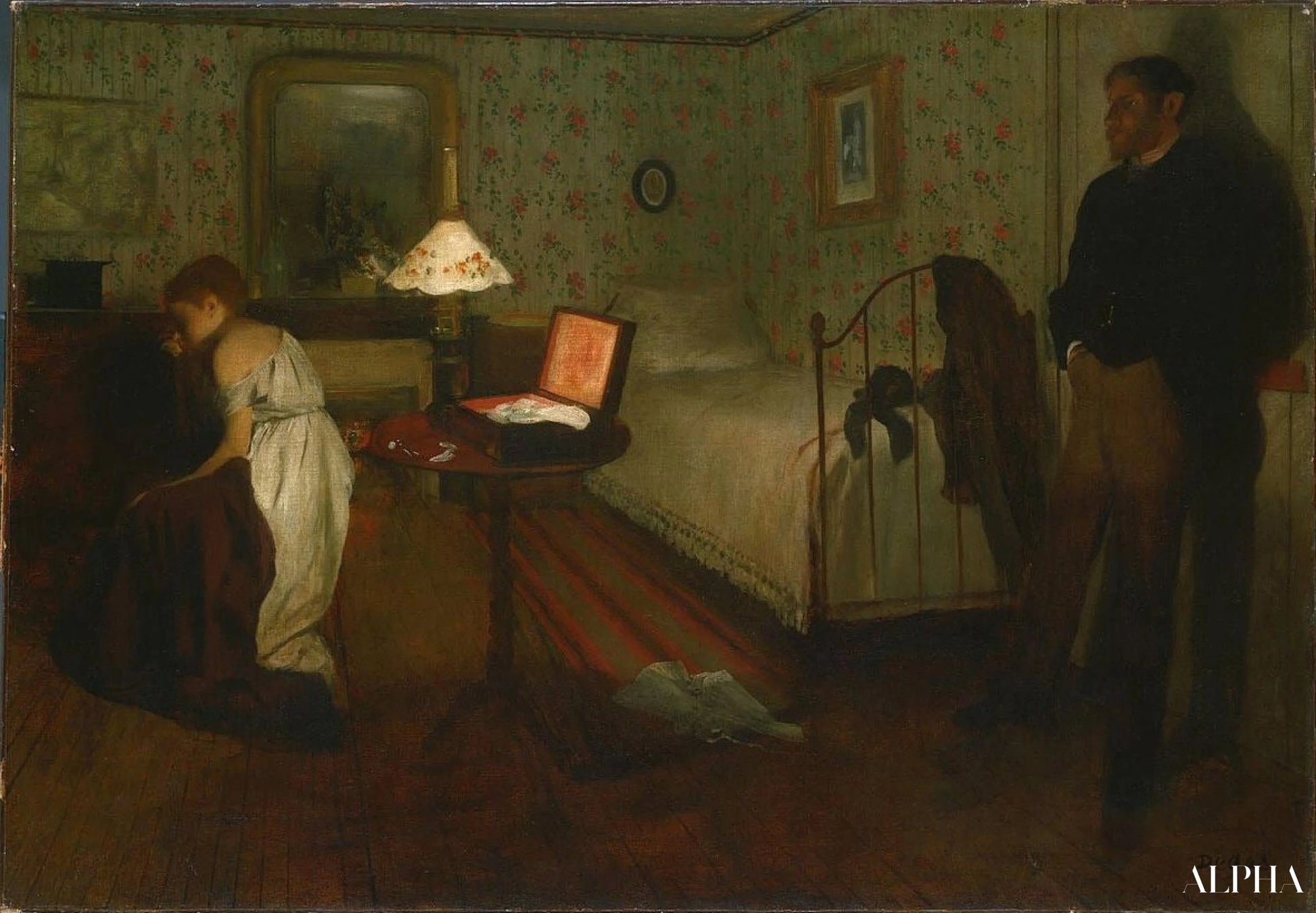 Intérieur - Edgar Degas - Reproductions de tableaux et peintures haut de gamme