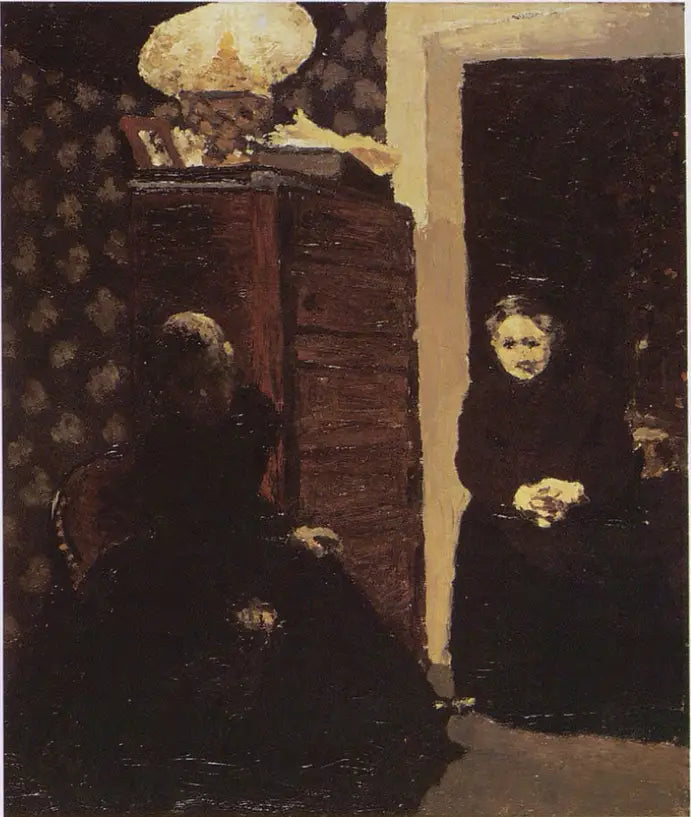 Interno, effetto serale - Édouard Vuillard