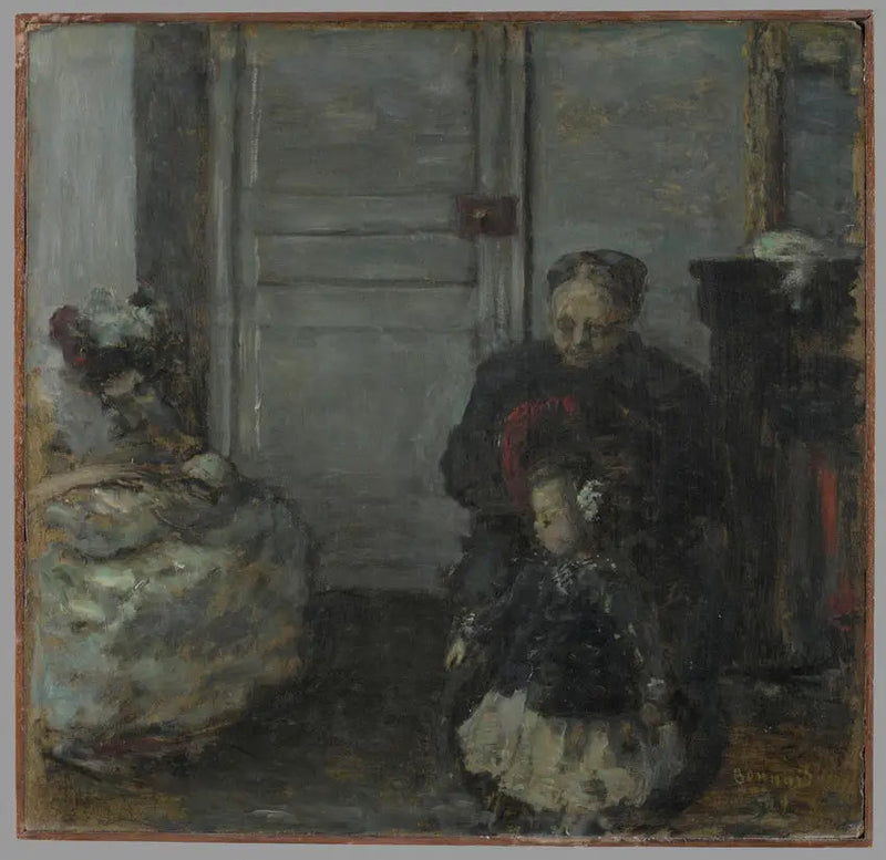 Interno, donna e bambini - Pierre Bonnard