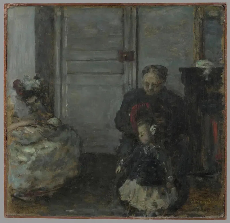 Interno, donna e bambini - Pierre Bonnard
