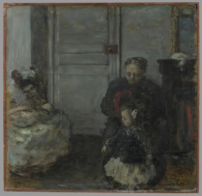 Interno, donna e bambini - Pierre Bonnard