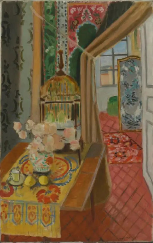 Interno, fiori e pappagalli - Henri Matisse