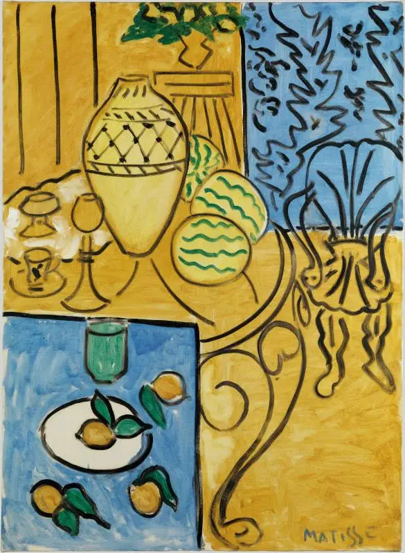 Interno giallo e blu - Henri Matisse