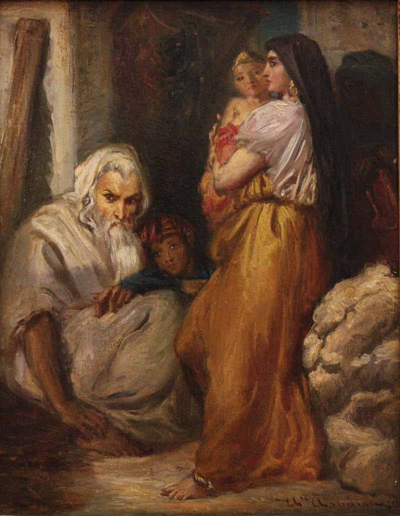 Interno ebraico a Costantino - Théodore Chassériau