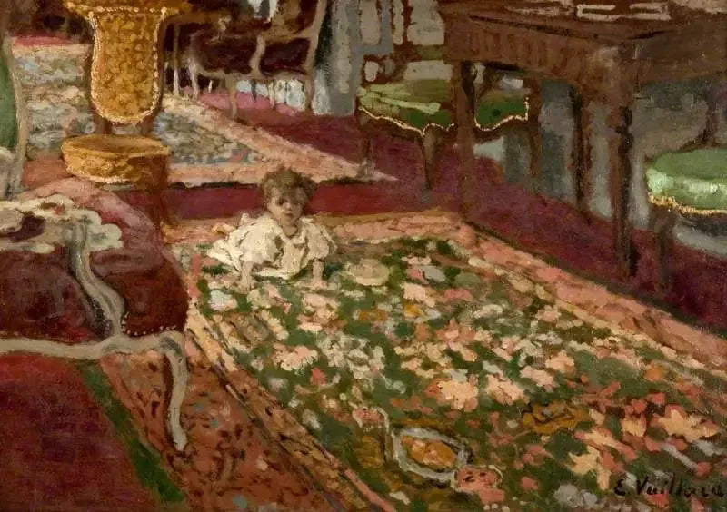 Interno : Il soggiorno - Édouard Vuillard