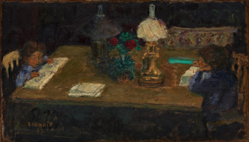 Interno: I bambini in terrazza - Pierre Bonnard