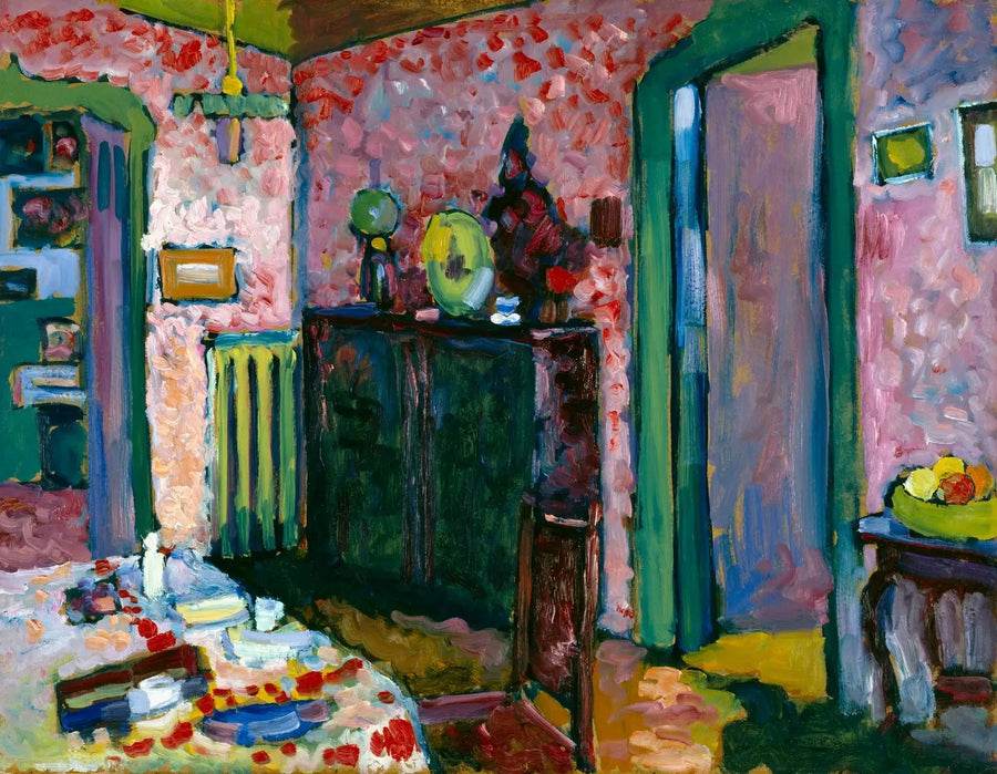 Interno (La mia sala da pranzo) - Vassily Kandinsky