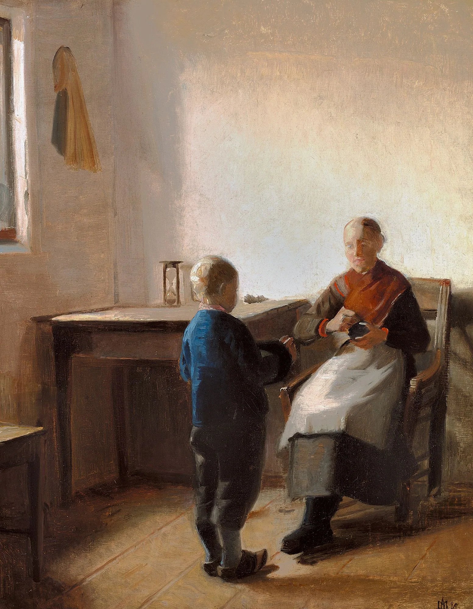 Interno. -Michael Peter Ancher