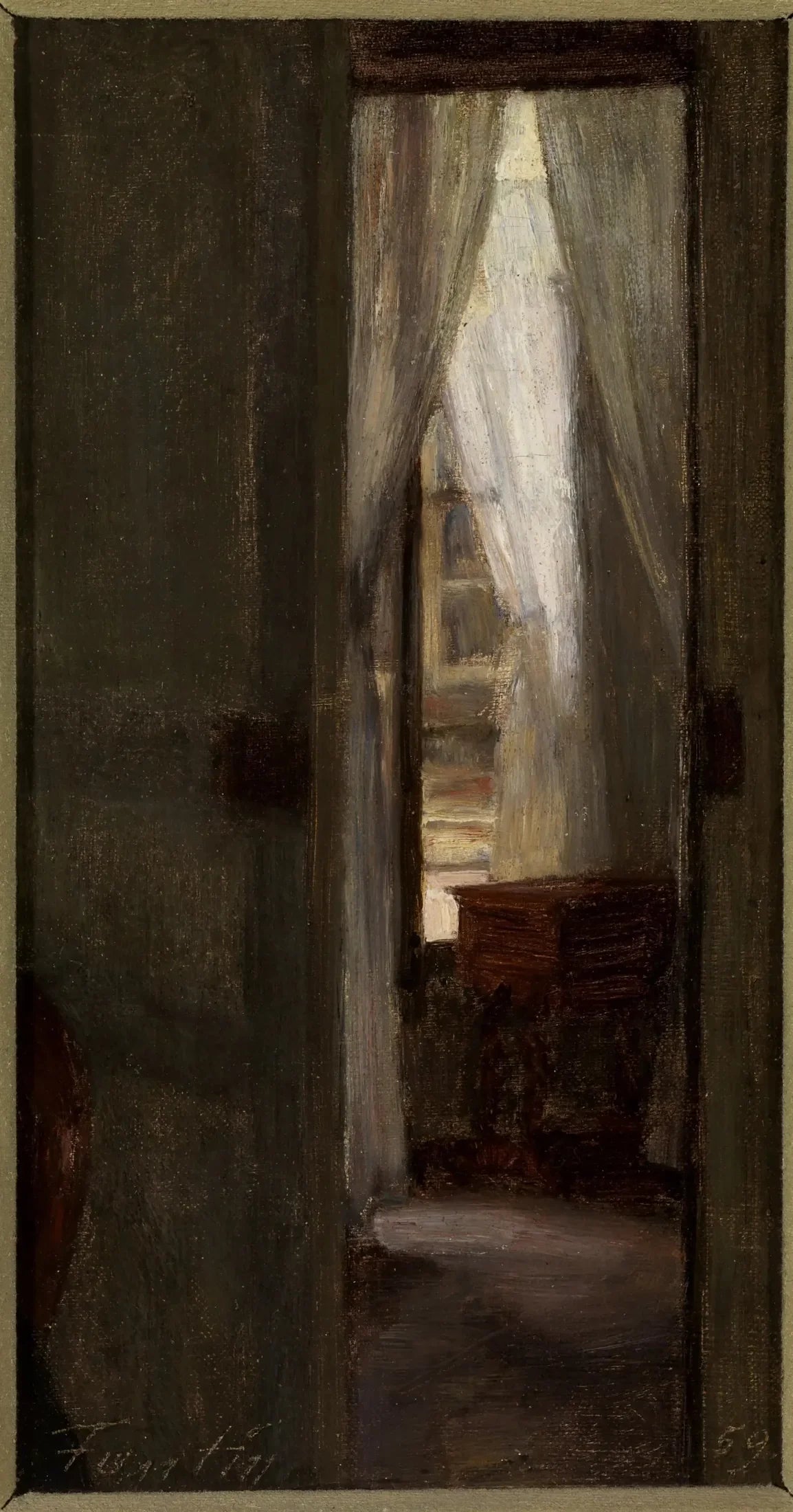 Intérieur, rue de Beaune - Henri Fantin-Latour image 1 reproduction artisanale de tableau
